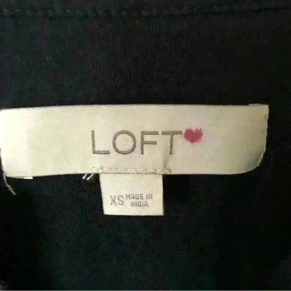 LOFT Lightweight Embroidered Cotton Top Blouse Size XS - Picture 2 of 8